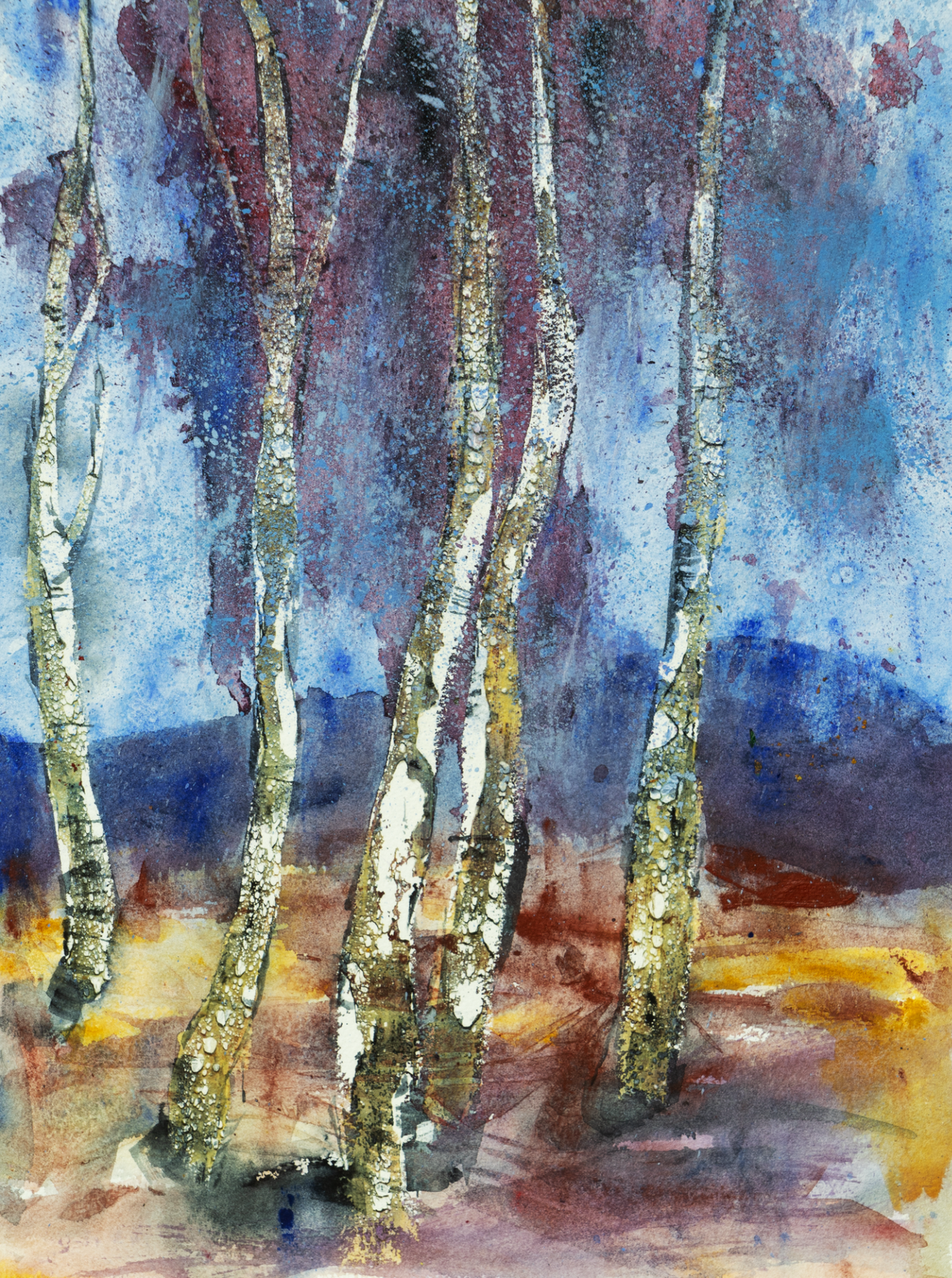 Spring Birch by Mary Crawford