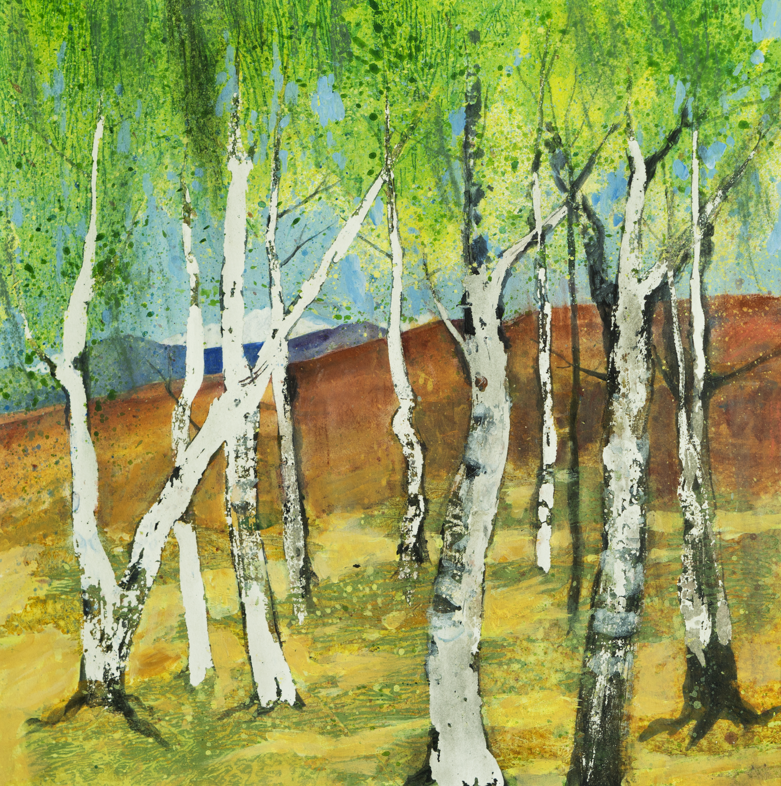 Summer Birch by Mary Crawford